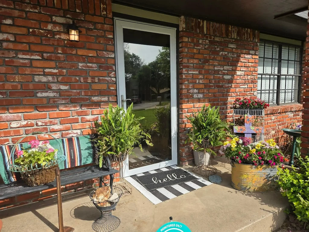 Completed commercial window tinting project on office glass building in Tulsa OK